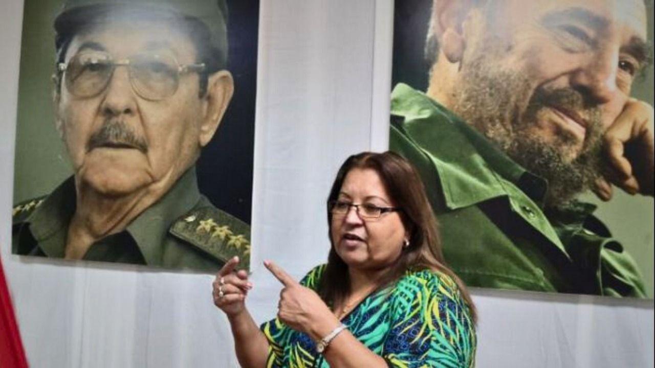 Teresa Amarelle Boué, secretaria general de la FMC. Foto: Javier Alejandro Brito/Escambray.