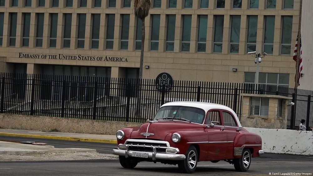 Embajada de Estados Unidos en La Habana.Foto: Yamil Lage/AFP/Getty Images/Archivo