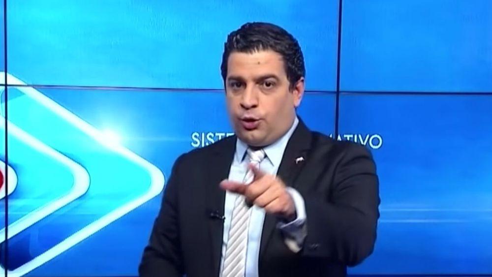 Humberto López en la televisión estatal. Captura de pantalla/Archivo