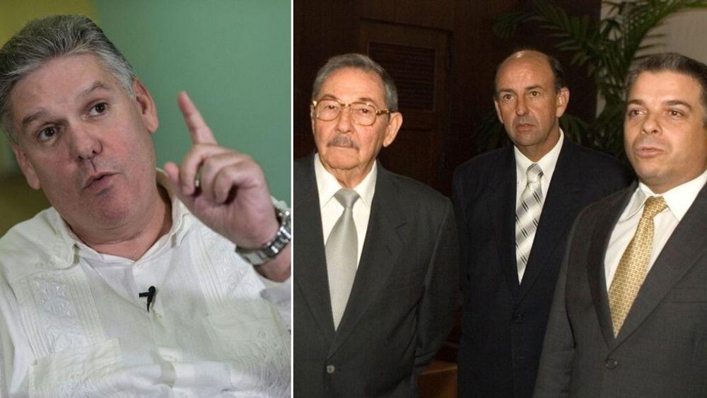 Ex funcionarios cubanos Alejandro Gil, Carlos Lage y Felipe Pérez Roque. Collage: Martí Verifica/Fotos: AFP